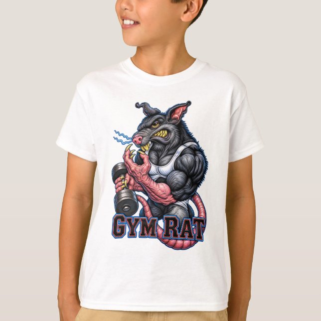 GYM-RÅTTA T SHIRT (Framsida)