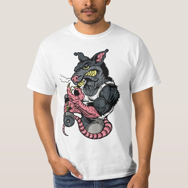 GYM RÅTTA T SHIRT (Framsida)