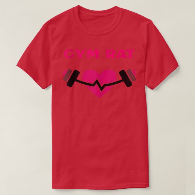 Gym Råtta  T Shirt (Design framsida)