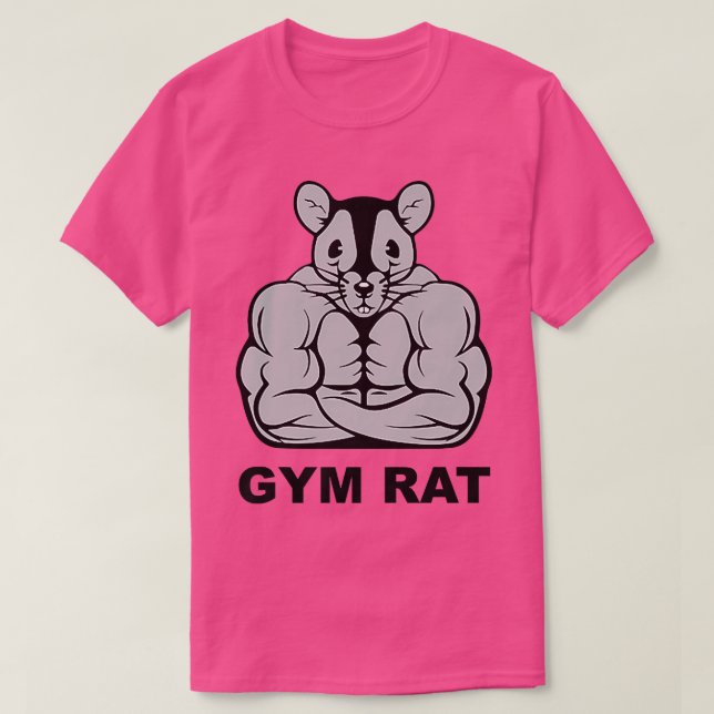 gym råtta t shirt (Design framsida)