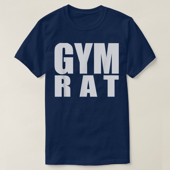 Gym Råtta T Tee (Design framsida)
