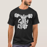 Gym Råtta Weightlifter T-Shirt<br><div class="desc">Väktaren slår flugorna.</div>