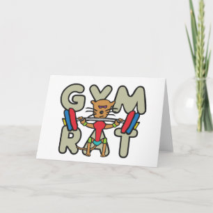 Gym Råtta Weightlyftning Kort