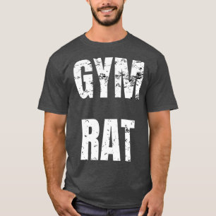 Gym Råtta Workout Exercise Body Byggnad Weight Lif T Shirt