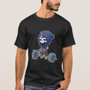 Gym Reaper Grim Reaper Deadlifts Workout Halloween T Shirt