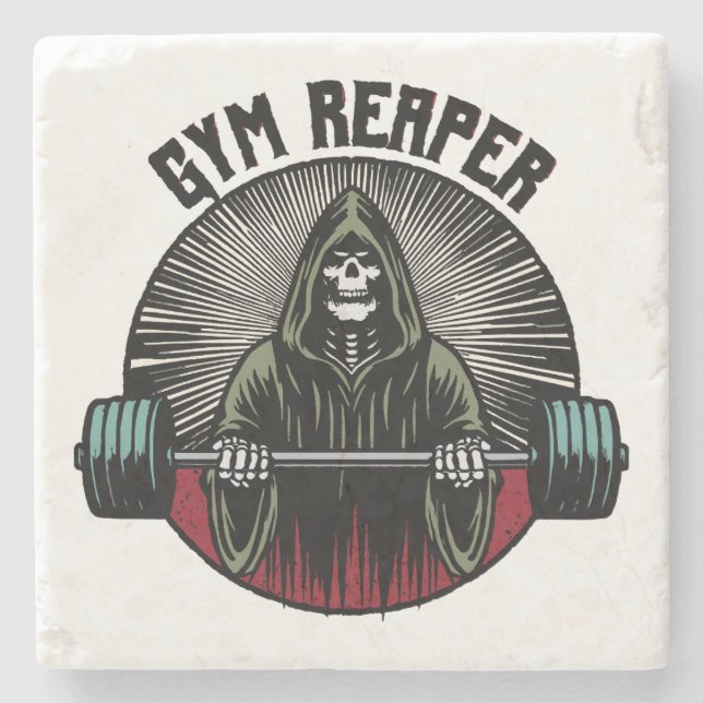 Gym Reaper Träning Stenunderlägg (Framsidan)