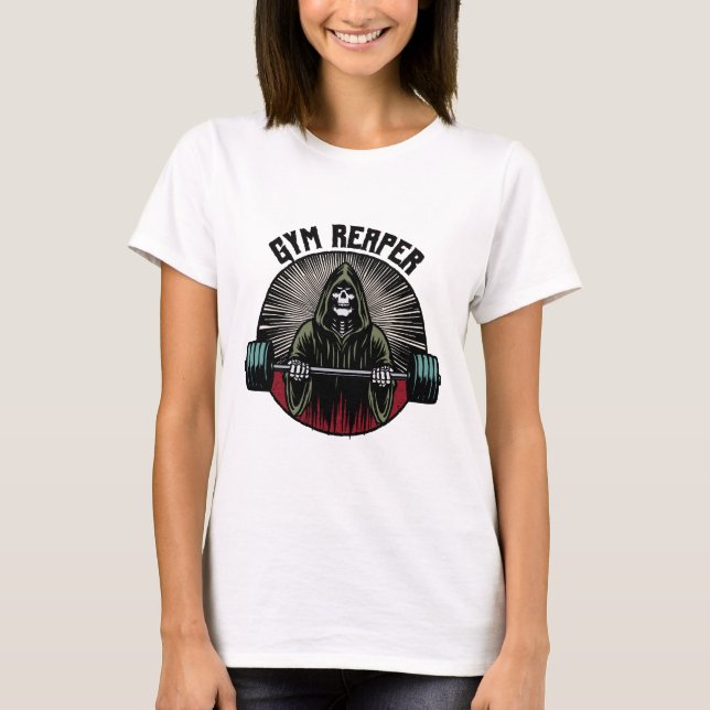 Gym Reaper Träning T Shirt (Framsida)