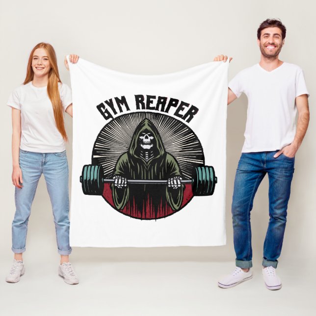 Gym Reaper Workout Fleecefilt (På plats)