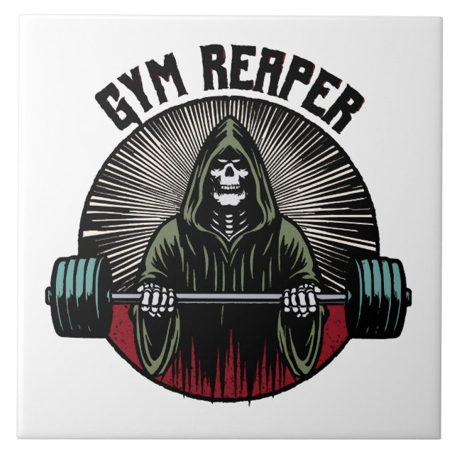 Gym Reaper Workout Kakelplatta (Framsidan)