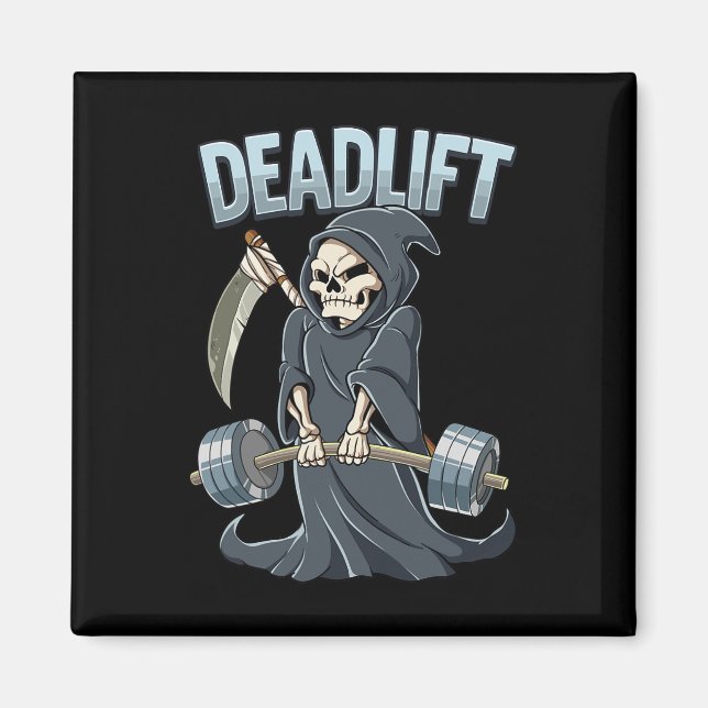 Gym Repeaer Deadlift Bodybuilding Magnet (Framsidan)