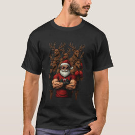 Gym santa t shirt