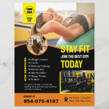 Gym Services Anpassningsbar Flyer