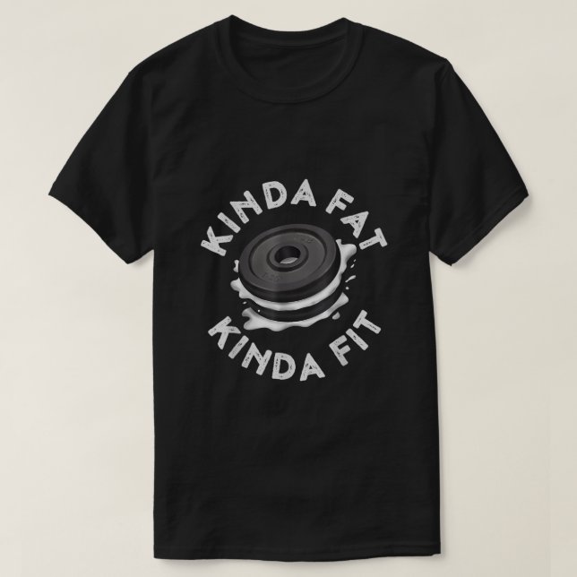 Gym Shirt Workout Kinda Tjock Kinda Fit T (Design framsida)