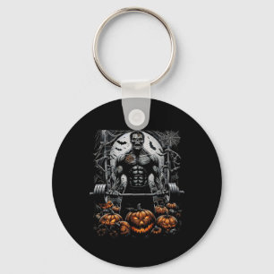 Gym Skeleton-haunted Fitness Roligt-halloween Work Nyckelring