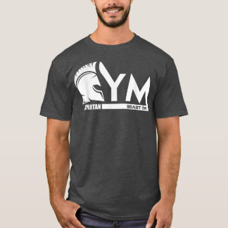 Gym Spartan Beast om gym Motivation Fitness säger T Shirt