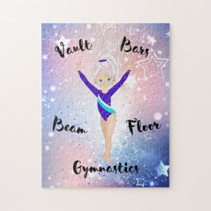 Gym Star Rosa Rand, Blue Öga, Blue Dazzle Leo Pussel