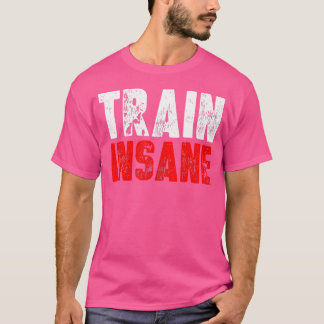 Gym Strongman Träna Galet Fitness Viktlyftning T Shirt
