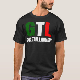 Gym Tan Tvätt Gtl New jersey Nj Shore Italienska F T Shirt