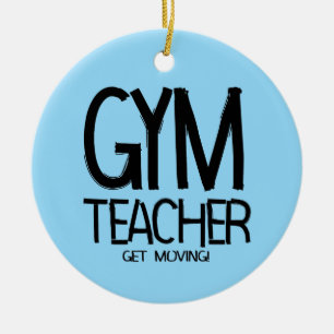 Gym Teacher Move Julgransprydnad Keramik