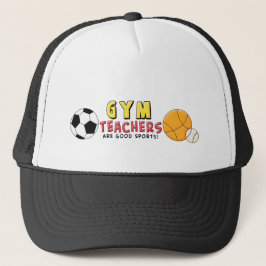 Gym Teacher ord art hat Truckerkeps