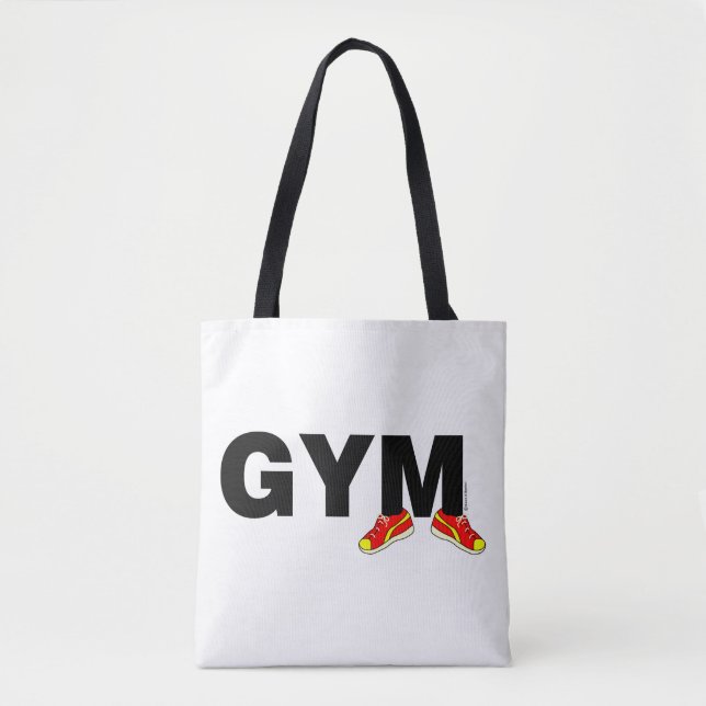 Gym Text Sneakers. Tygkasse (Framsida)