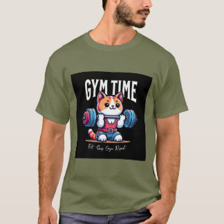 "Gym tid: Söt, Smile, Repeat T-Shirt" T Shirt
