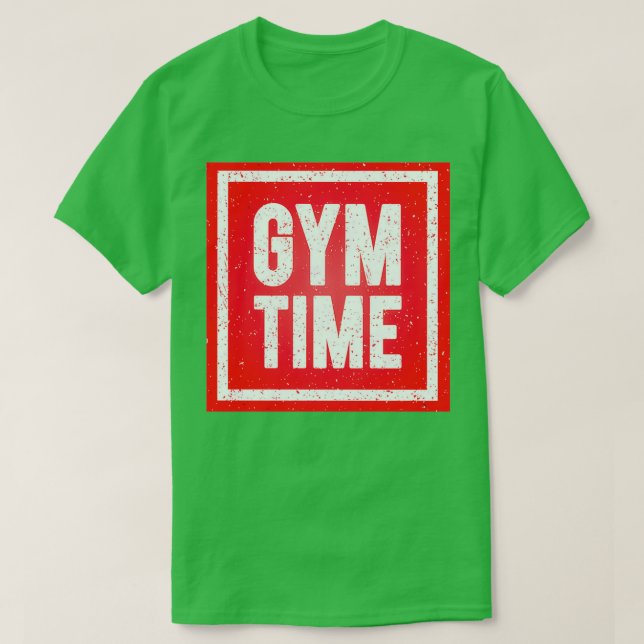 Gym Time T Shirt (Design framsida)
