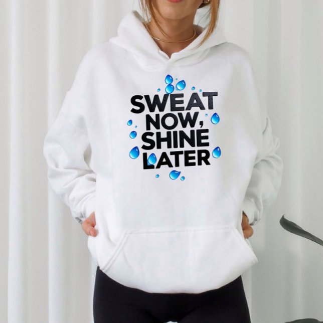 Gym Tjej Citat Träning  Motivation  Hoodie (Skapare uppladdad)