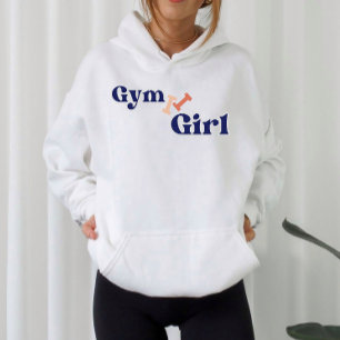 Gym tjej träning motivation hoodie