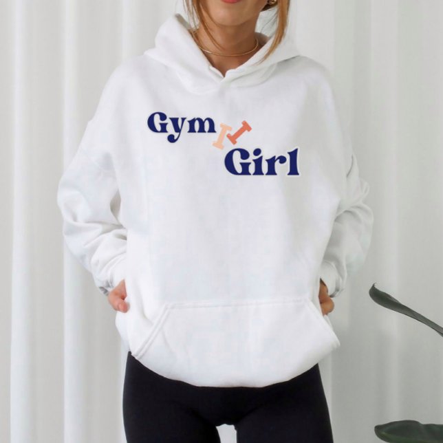 Gym tjej träning motivation  hoodie (Skapare uppladdad)