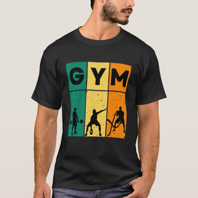 Gym träning Gym Buddy Workout T Shirt (Framsida)
