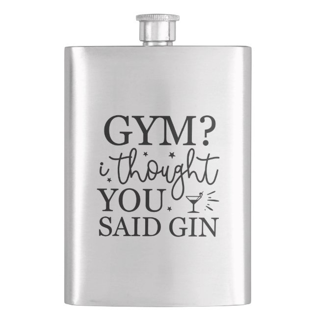Gym? Trodde du sa Gin Fickplunta (Framsidan)