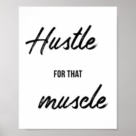 Gym, utfall, Fitness Motivational Wall Decor Poster