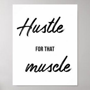 Gym, utfall, Fitness Motivational Wall Decor Poster