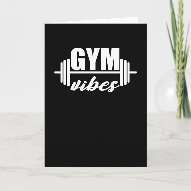 Gym Vibes Kort (Framsida)