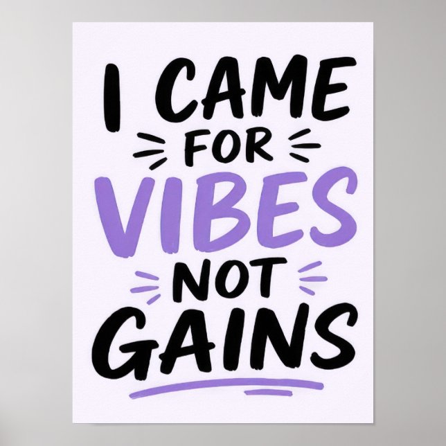 Gym Vibes Poster (Framsidan)