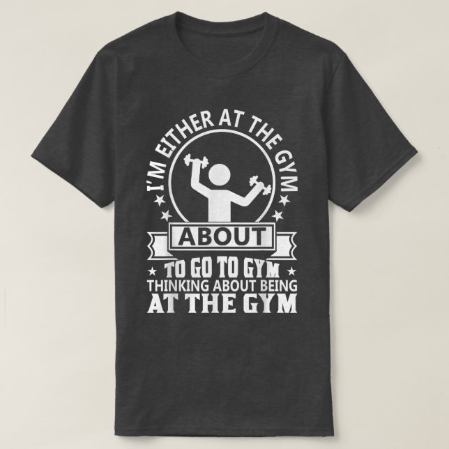 Gym with Funny Sayed s Muscle Workout Gym Älskare  T Shirt (Design framsida)