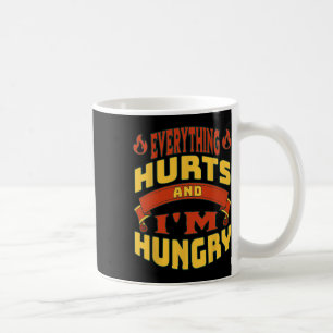 Gym Workout Allt Ontr att jag är Hungrig Lyftande Kaffemugg