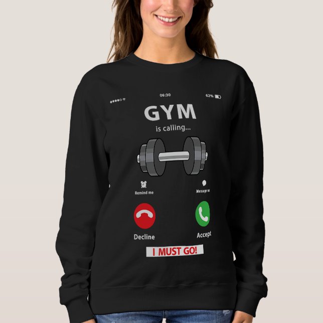 Gym   Workout Fitness Weightlifting Humor T Shirt (Framsida)
