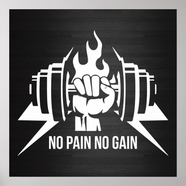Gym Workout Motivational Poster (Framsidan)