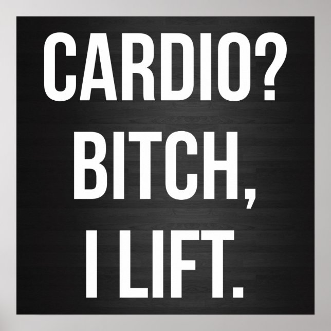 Gym Workout Motivational Poster (Framsidan)