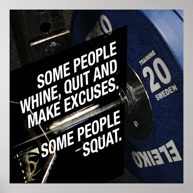 Gym Workout Motivational Poster (Framsidan)
