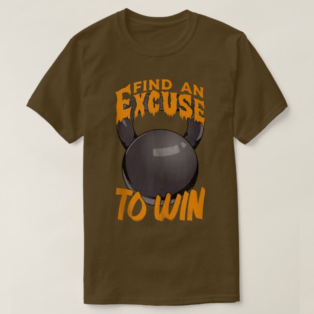 Gym Workout Motivational Quote Kettlebell Weight W T Shirt (Design framsida)