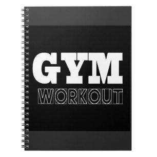 Gym workout Pump Cover Fitness-anteckningsbok Anteckningsbok