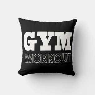 Gym Workout Pump Cover Fitness Dekorativ kudde