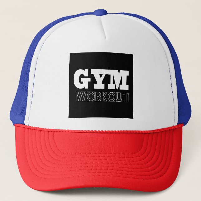Gym Workout Pump Cover Fitness Hat Keps (Framsida)