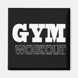Gym Workout Pump Cover Fitness Magnet