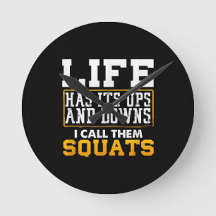 Gym Workout Weights Squat Manar Women Rund Klocka