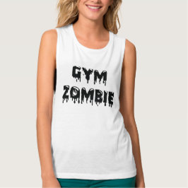 Gym Zombie Muscle Tank T Shirt