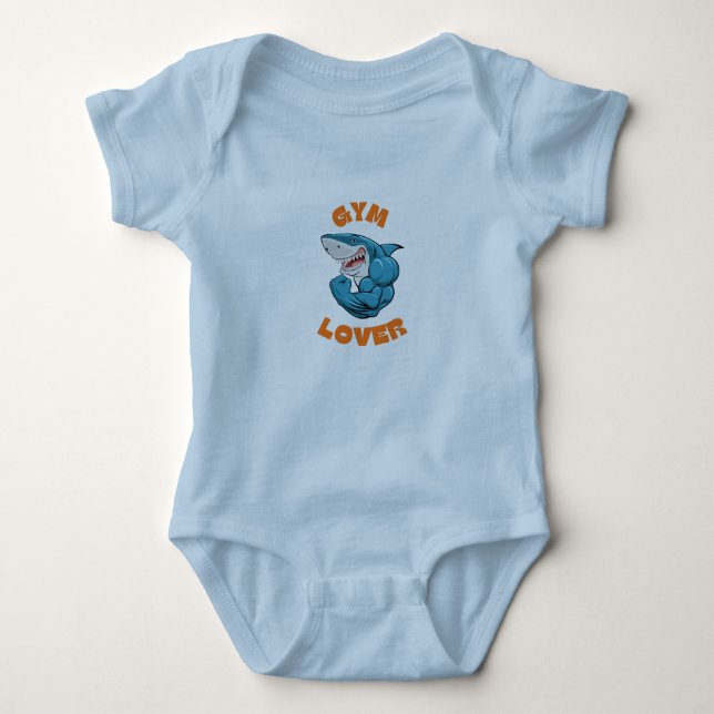 Gymälskande baby  t shirt (Framsida)